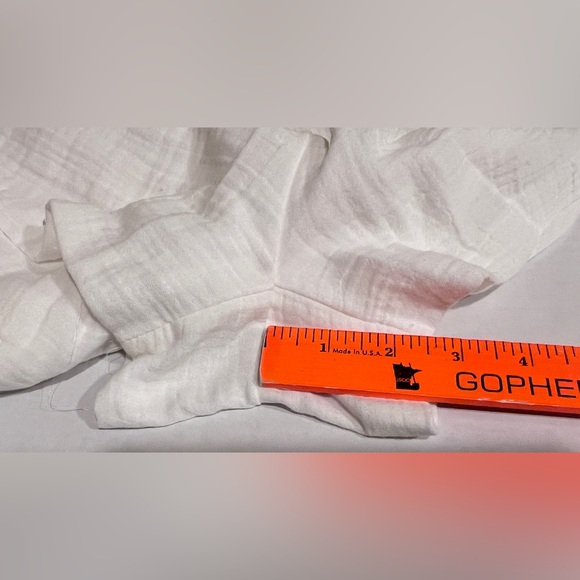 Nine West Chic Women's White 100% Cotton Lined Shorts Beach Preppy Vacation Lg - Picture 10 of 14